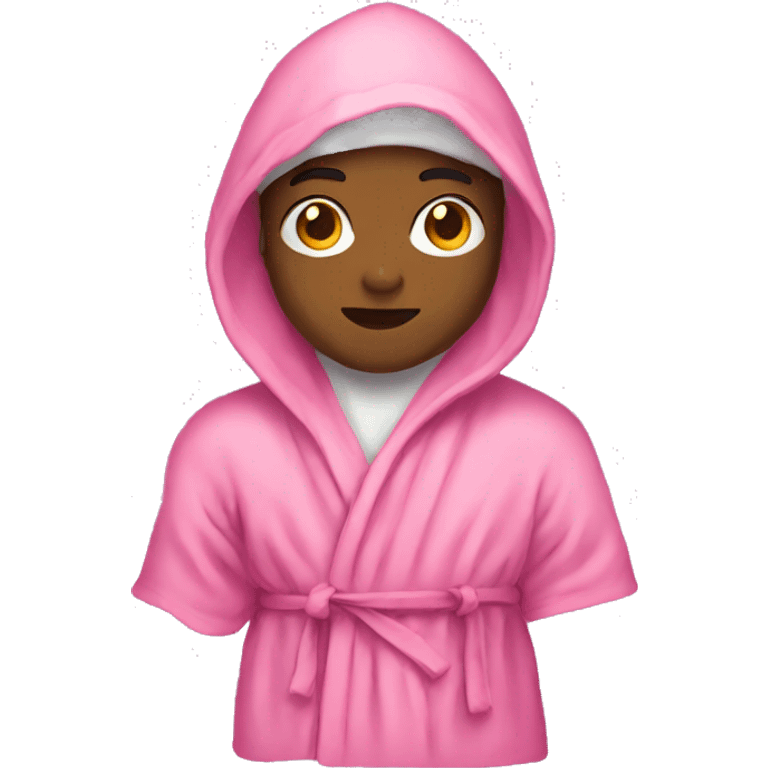 Pink robe emoji