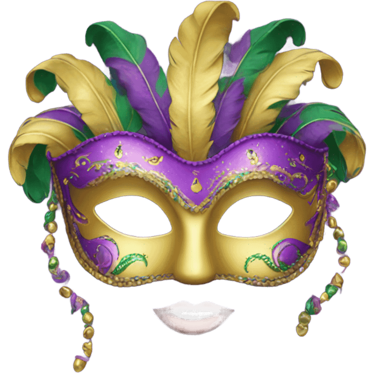 Mardi Gras mask emoji