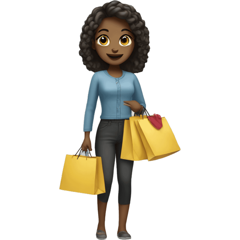 shopping girl emoji