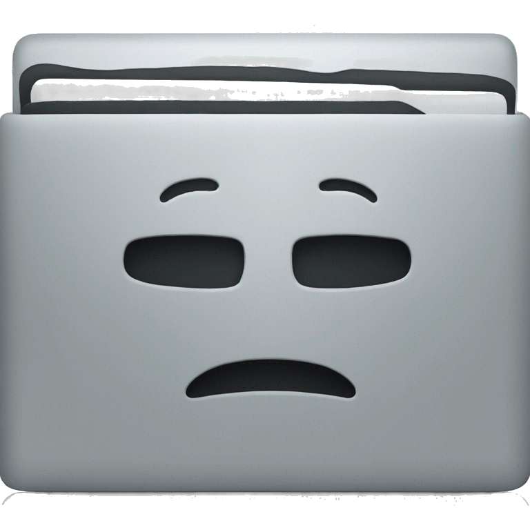 closed grey macbook emoji