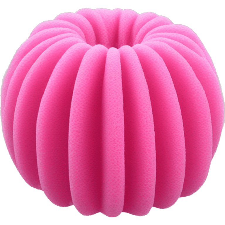 pink mesh sponge loofah emoji