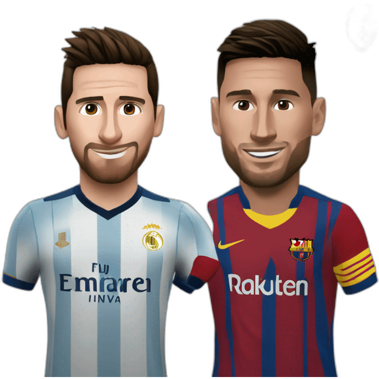 Messi vs CR7 emoji