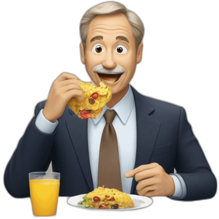 Bill Muray eating vie emoji