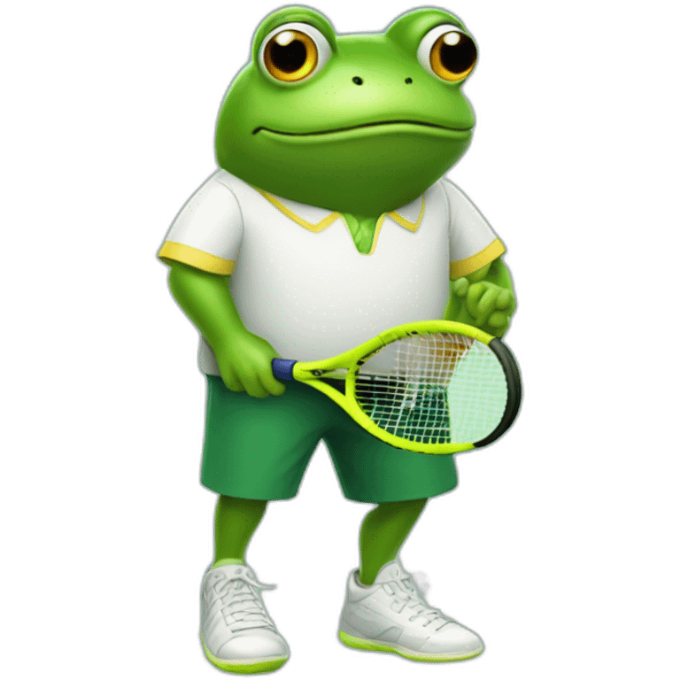 mr frog tennis emoji