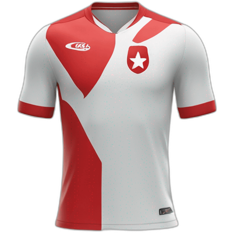 Maillot de foot la Tunisie floquée tggs emoji