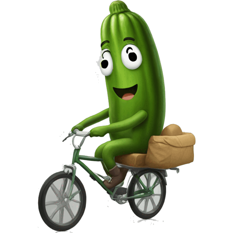 Pickle riding emoji