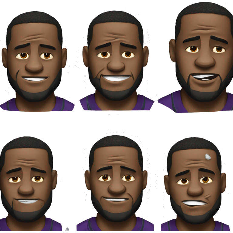 crying lebron james emoji