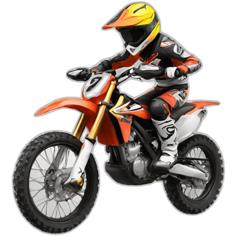 Moto cross emoji