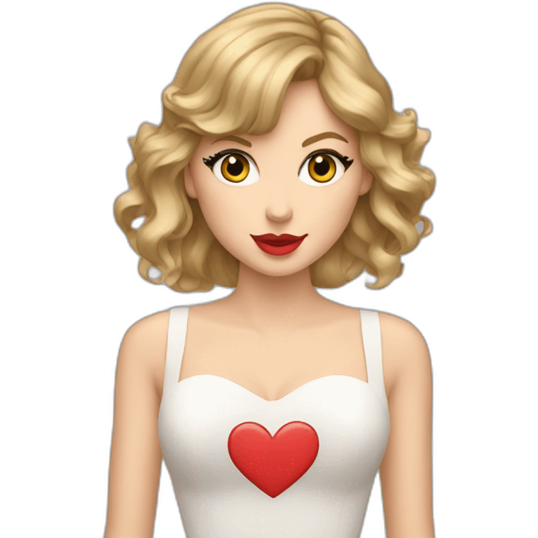 taylor swift hearts emoji