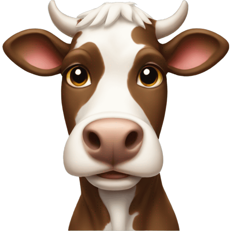 Cow with dog face  emoji