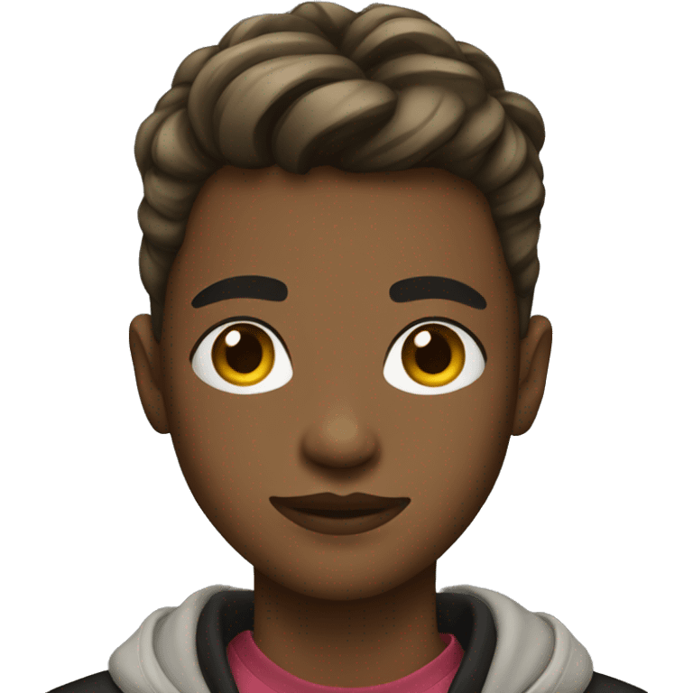 fashionable teenager emoji