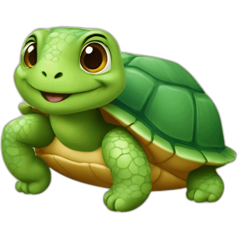 loutres sur tortue emoji