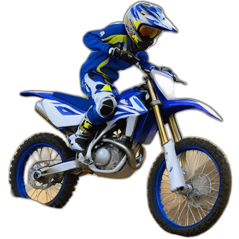 Singe sur une 125 yz emoji