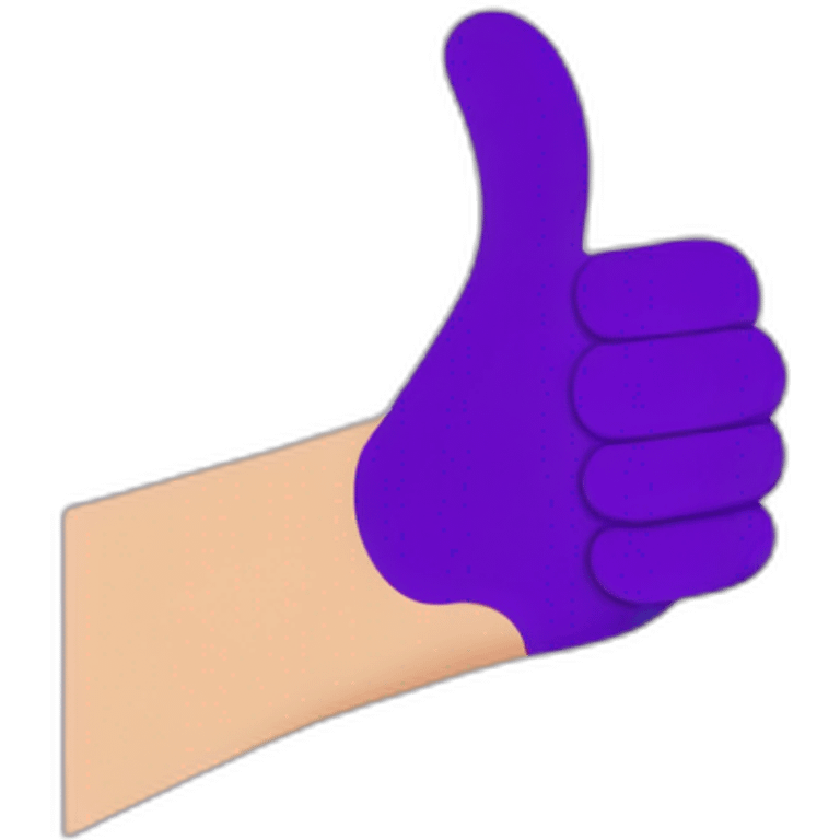 Horrid Henry purple hand flag emoji