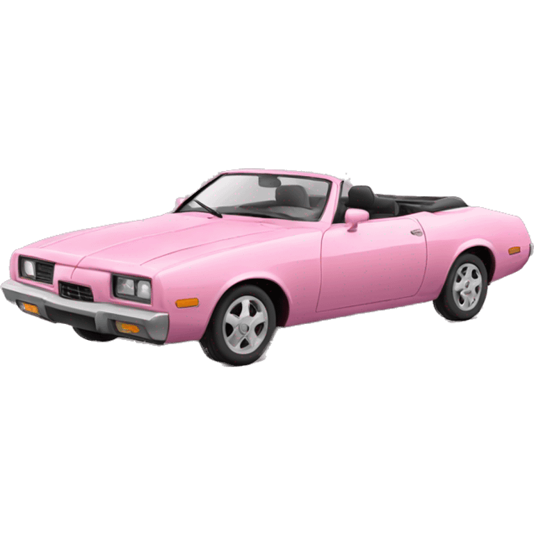 Voiture rose  emoji