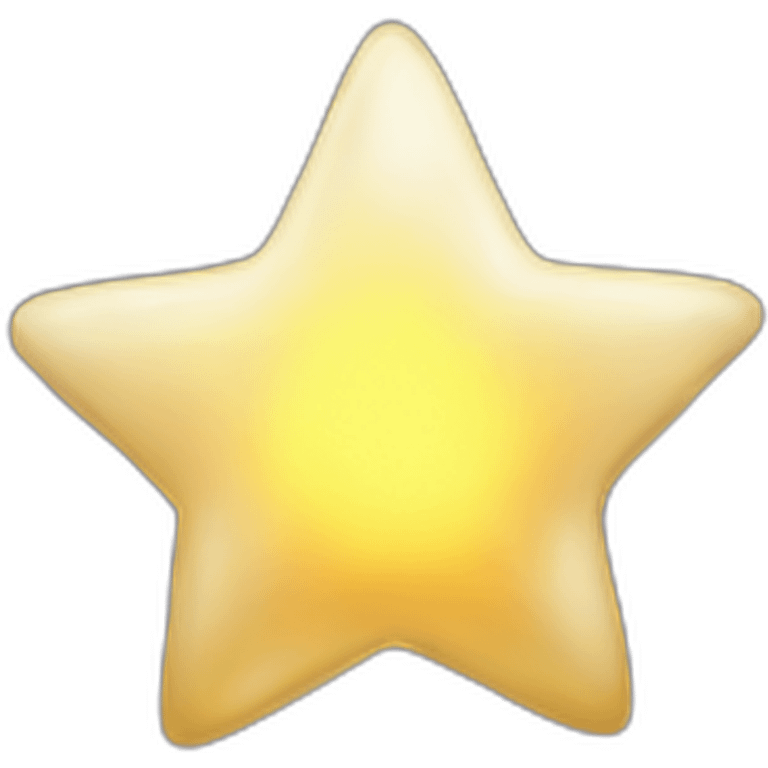 Star light realistic emoji