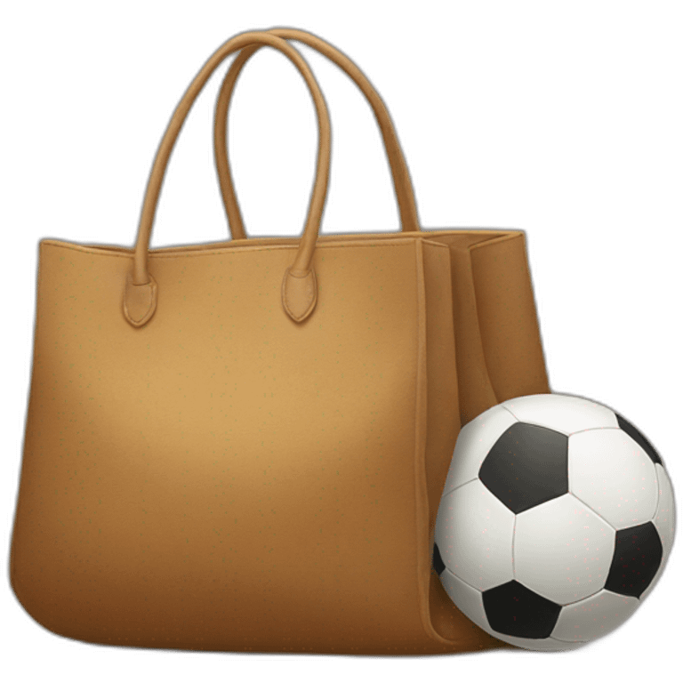 Bag and ball emoji