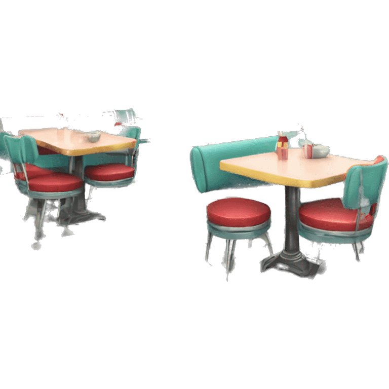 1950's themed diner emoji