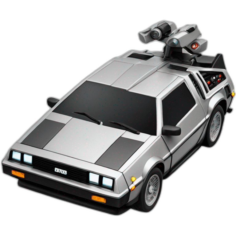 dolorean-car emoji