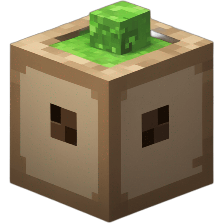 Minecraft block de dirt emoji