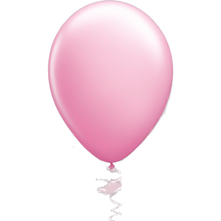 Pastell pink balloon with white bows emoji