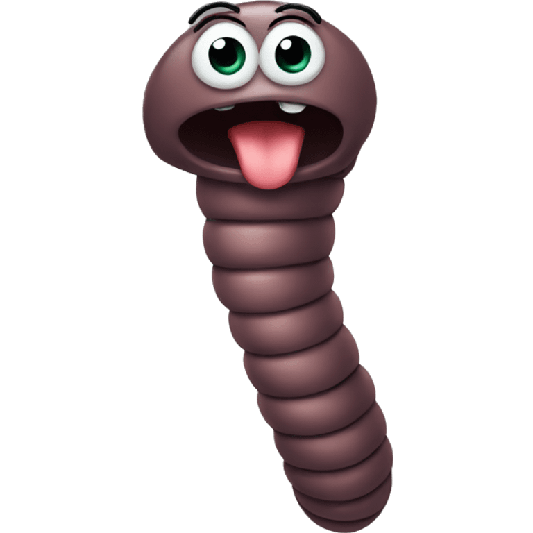 worm emoji