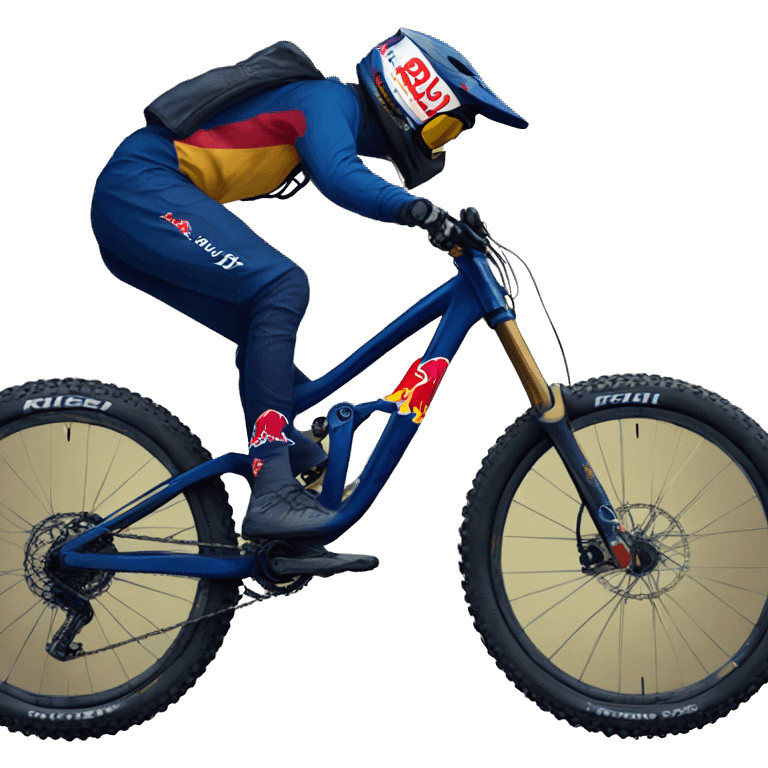 An redbull dh MTB rider emoji