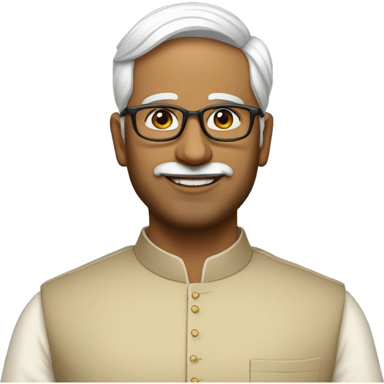 An Indian politician handsome wearing a kurta pajama emoji