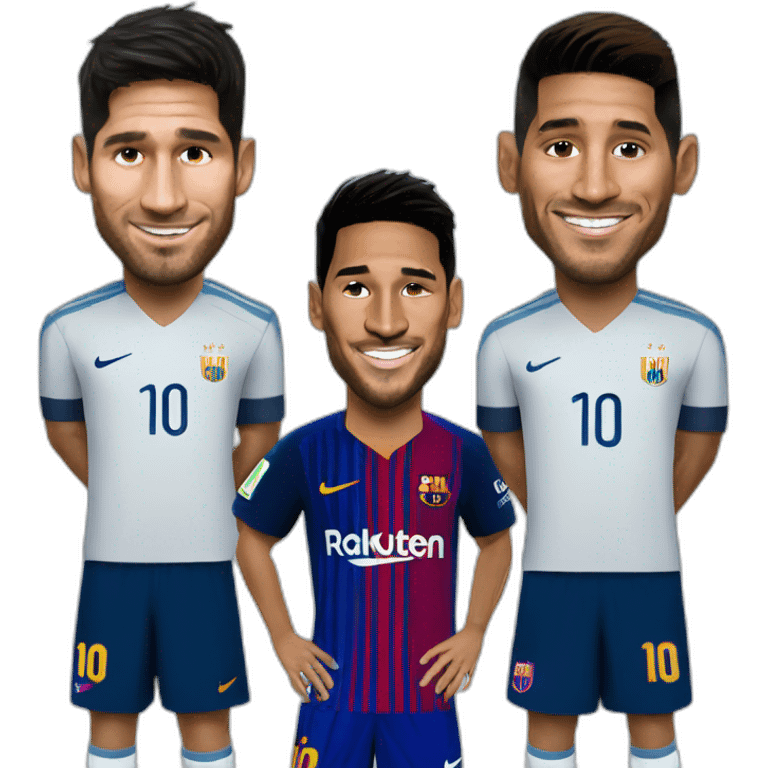 Messi suarez and neymar  emoji