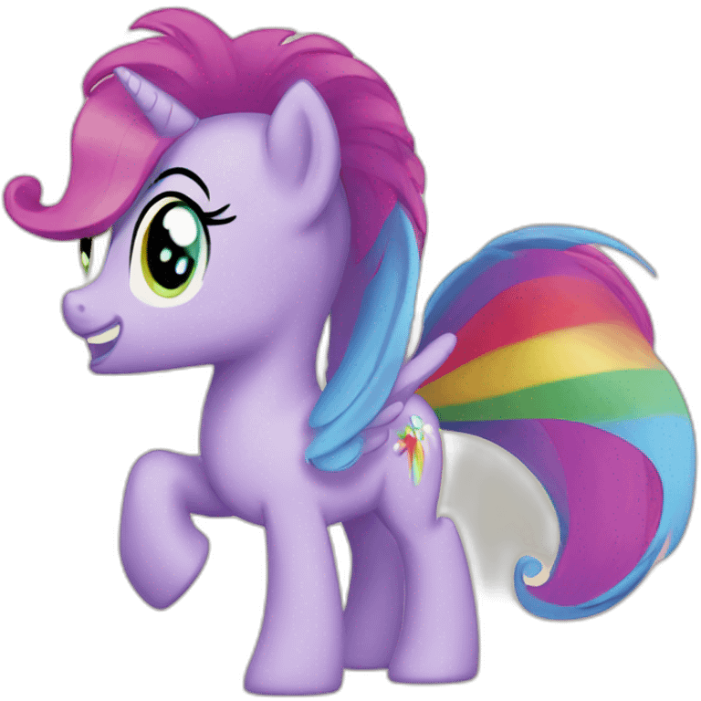 my little pony rainbow emoji