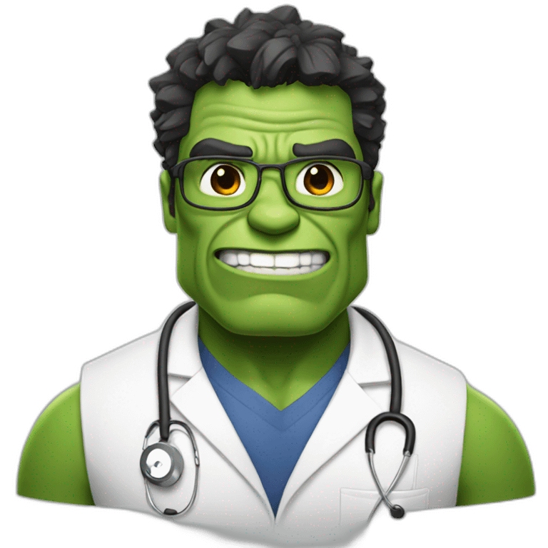 Big Hulk doctor  emoji