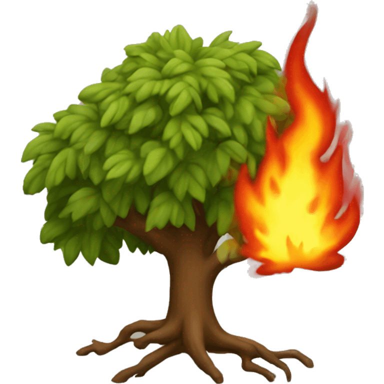 burning bush emoji