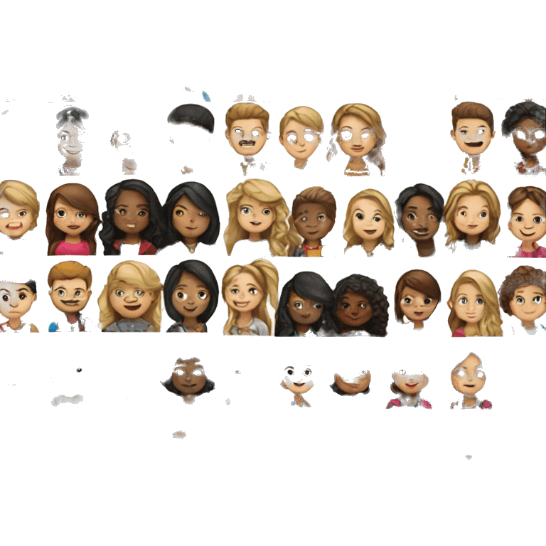 Diversity of students emoji