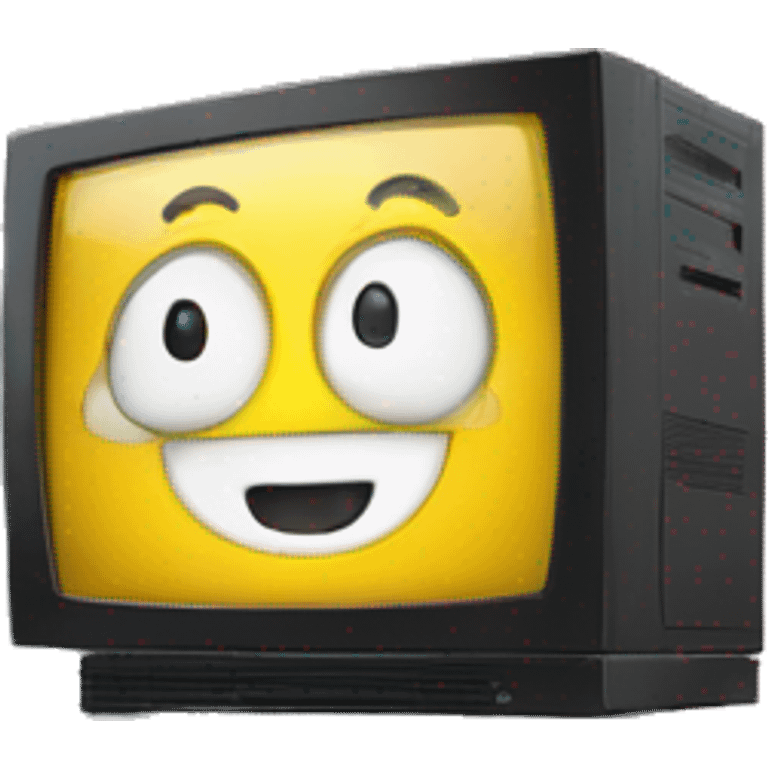 monitor on top of a cloud emoji