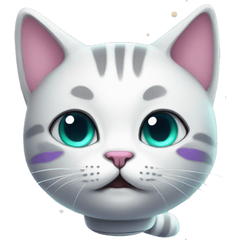 cute animated space cat emoji