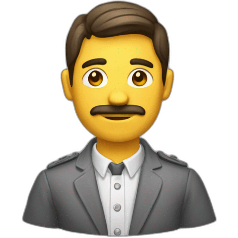 hombre encogido de hombros como señal de duda  emoji