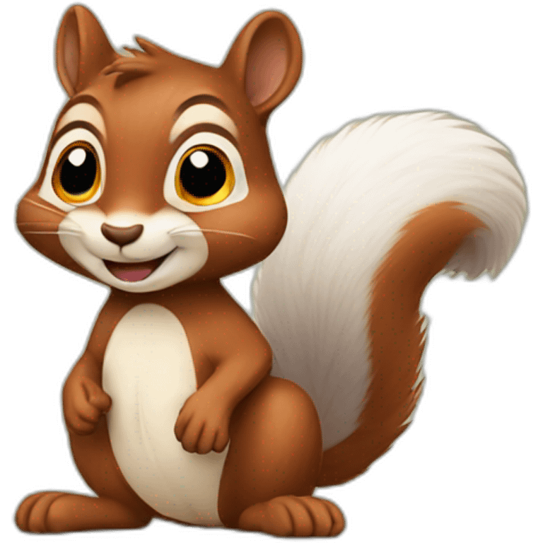 playful squirrel emoji