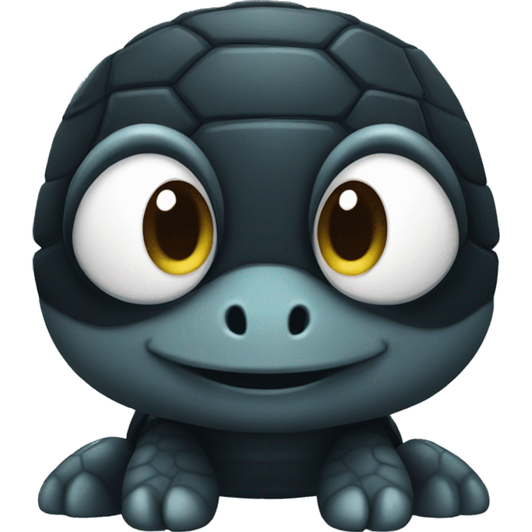 cute black turtle emoji