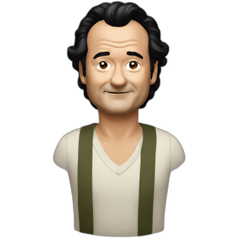 Bill murray black hair emoji