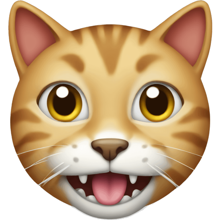 cat with 2 teeth emoji