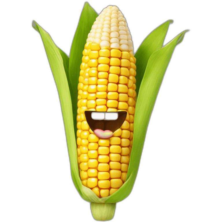 corn smile emoji