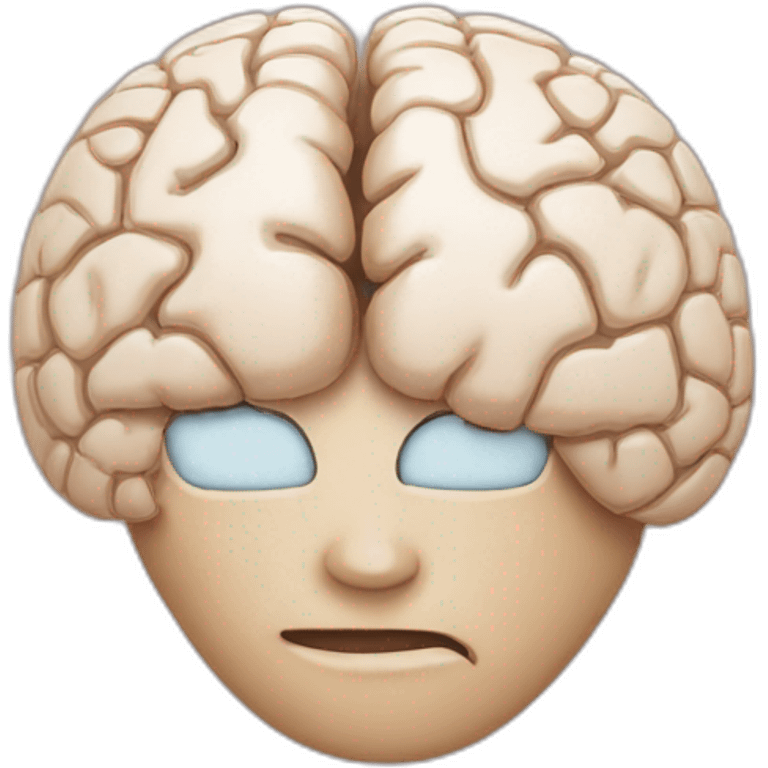 brain with a bandaid on it emoji