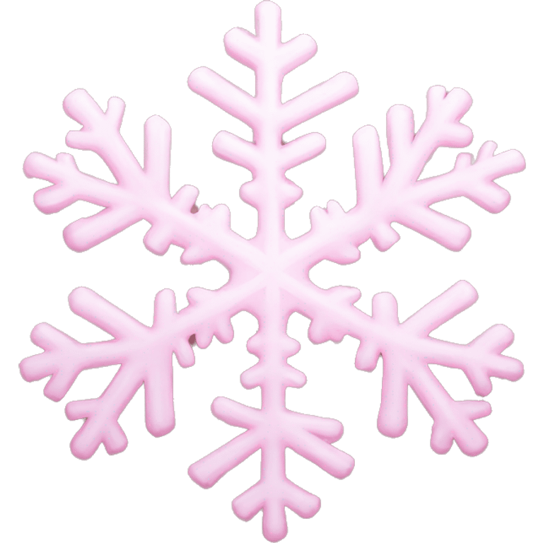 light pink snowflake emoji