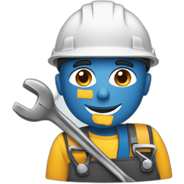 worker with a wrench emoji