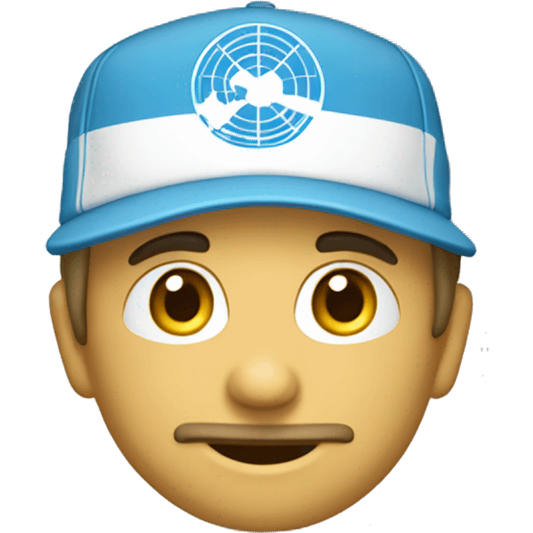 Un ostéopathe avec une casquette emoji