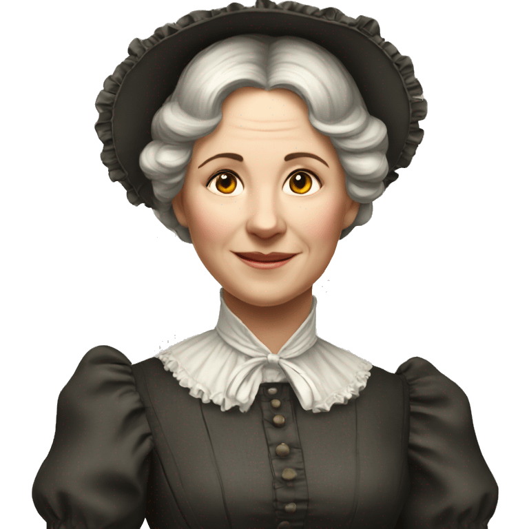 Victorian maid: 58 years old emoji