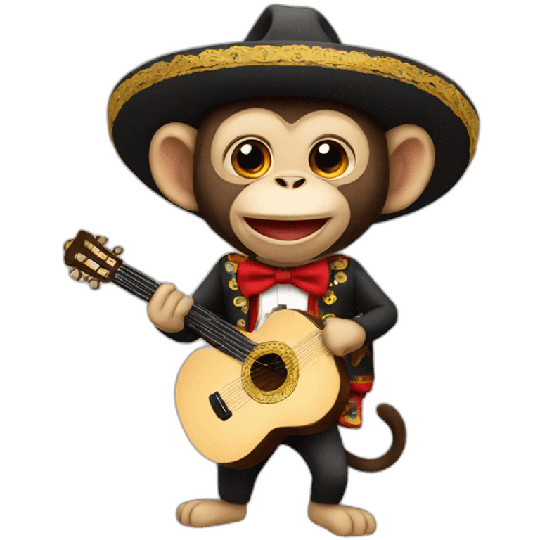 monkey mariachi emoji