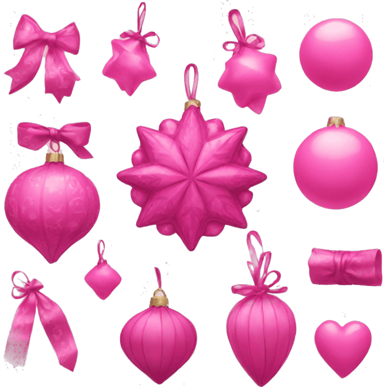 Pink decorations  emoji