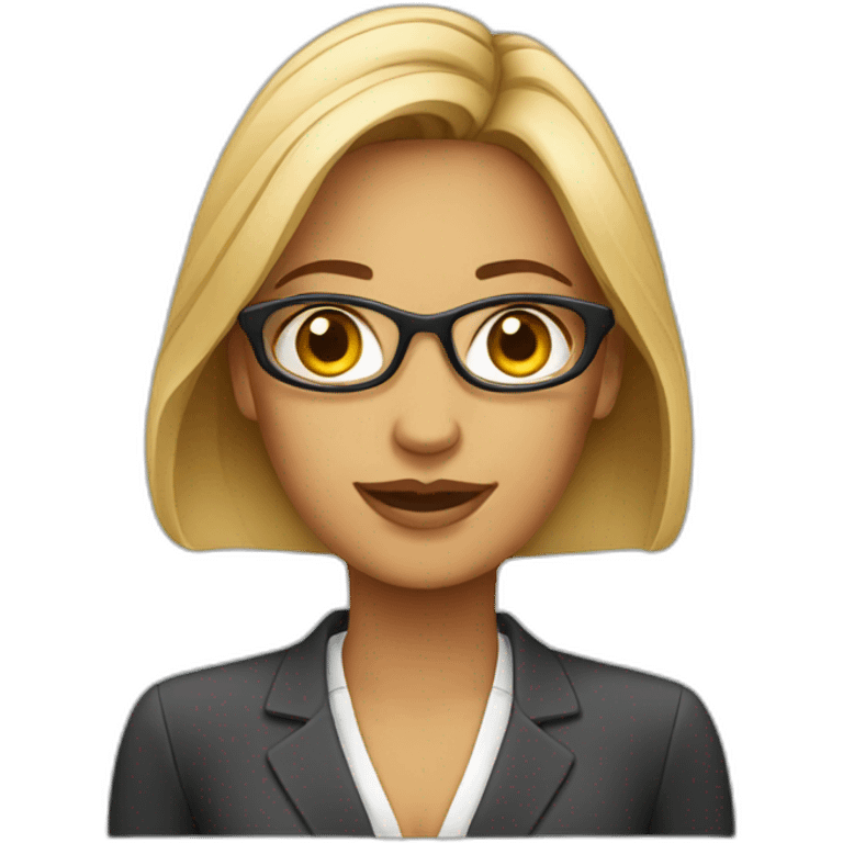 business analyst woman emoji