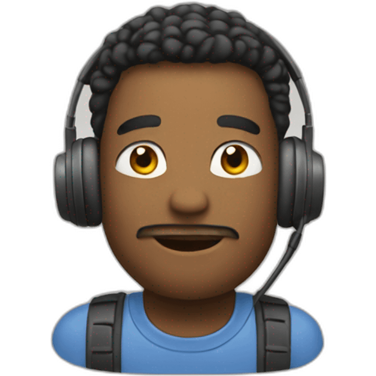 A podcast  emoji